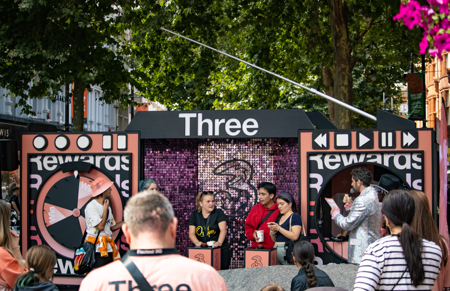 Three brand stage